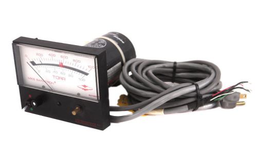 Mks baratron par-10 ps power supply analog display pressure gauge 10 torr for sale
