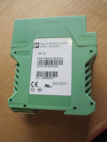 Phoenix Contact FL Switch LM-8TX Ethernet Switch 2832632 New No Box