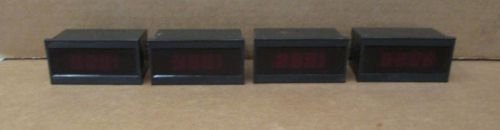 Lot of 4 Triplett 3 OF AP-101-14-1  &amp; 1 OF AP-101-13 -1,  4 Digital Panel meters
