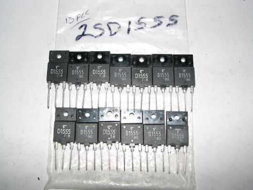 13 NEW 2SD1555 TRANSISTORS NPN POWER OUTPUT AMPLIFIER SWITCHING