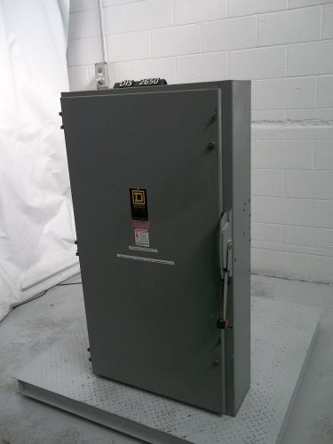 Square d 600 volt 400 amp fused disconnect (dis2650) for sale