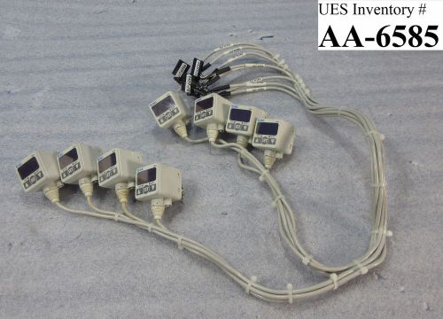 Smc ise40-01-62l digital pressure switch lot of 8 amat quantum x used working for sale