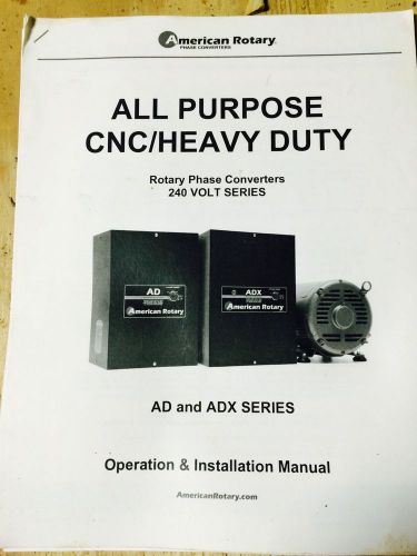 Rotary Phase Converter ADX40 40 HP Digital Smart Series Extreme Duty USA Made