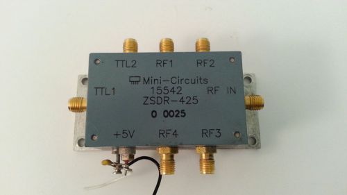 Mini-Circuits ZSDR-425 RF Pin Diode Coaxial Switch SP4T 10-2500MHz