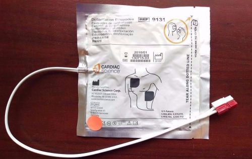 Cardiac Science Defibrillation Electrodes #9131 NEW/SEALED IN DATE 1 SET/PK