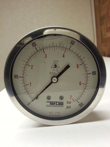 Top line liquid filled pressure gauge for sale