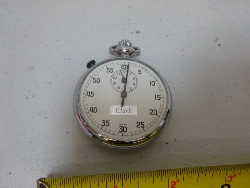 FOR PARTS CLARK SWISS CHRONOMETER STOPWATCH [not working]  AS IS  BIN#K3-97