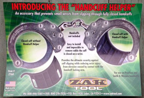 Zak Tool ZT68 Handcuff Helper, Prevents Small Wrists from sliping through