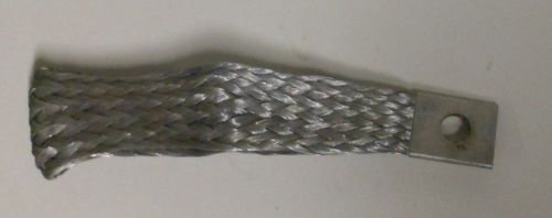 Sgp 8&#034; x 1 1/4&#034; aluminum braided ground  wrist style strap 9/16&#034;  mounting hole for sale