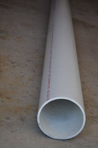 6&#034; inch diameter schedule 40 solid core pvc pipe (2 foot length) for sale