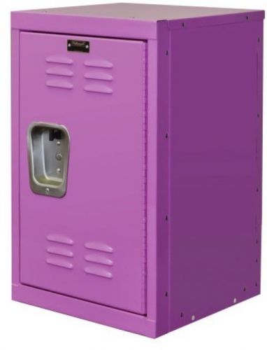 Hallowell hkl151524-1bg bubble gum kid mini locker, 1 wide, single tier, 15 x x for sale