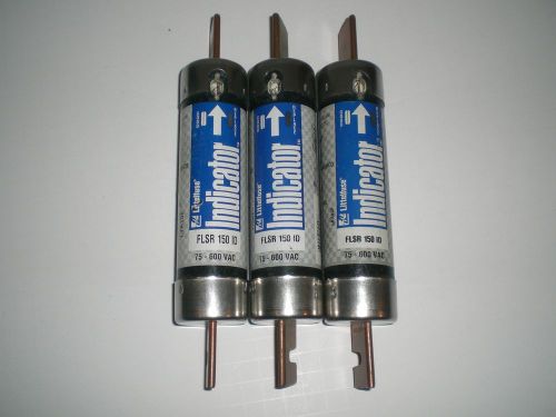 LITTLEFUSE INDICATOR FLSR 150 ID FUSE LOT OF 3