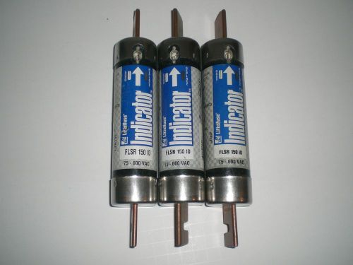 Littlefuse indicator flsr 150 id fuse lot of 3 for sale