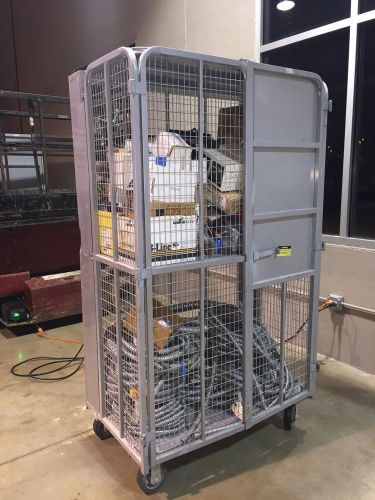 Wired security rolling cart cage pick up hodgkins il 60525 for sale