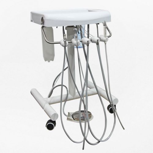 Dental delivery mobile cart + fiber optic scaler handpiece fit dte satelec for sale