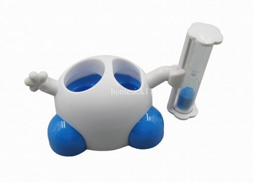 New Lovely Cartoon Style Two Holes Toothbrush Holder With Hourglass G174 hom
