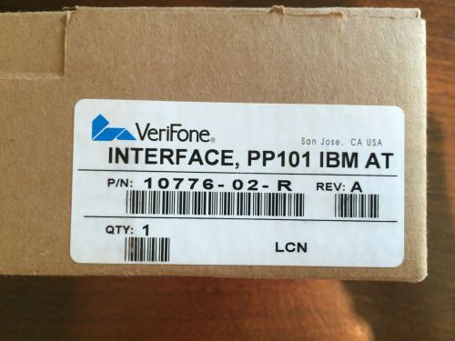 NEW 10776-02-R VeriFone PINpad to PC 9-PIN Serial Adaptor and Power Supply