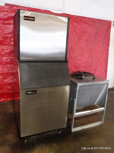 ICE O MATIC 1000 LBS CUBE ICE MACHINE WITH REMOTE, Model ICE1006HR5, Year 2013