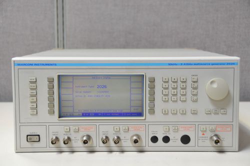 IFR Aeroflex / Marconi 2026 Multisource Signal Generator W/ 03: 10kHz to 2.4GHz