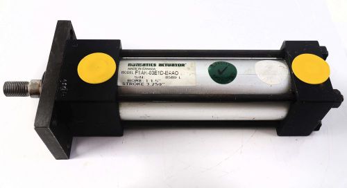 Numatics actuator pneumatic cylinder f1ak-03e1d-eaao 1 1.5&#034;bore 3.250 stroke for sale
