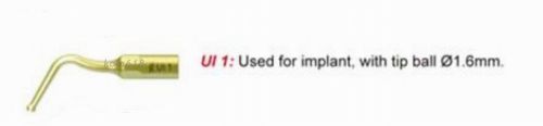 5 PCS Implantation Tip UI1 Fit WP Ultrasurgery Mectron Piezosurgery Original kla