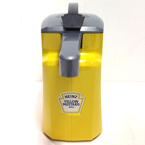 Heinz Keystone 1.5 gal Condiment Pump Dispenser - Mustard Model 8694 By Asept