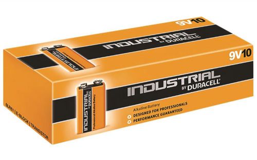 Duracell industrial alkaline batteries box of 10 [p012gea] for sale