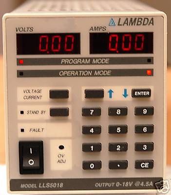 Lambda LLS5018 DC Power Supply 0-18V @ 4.5A