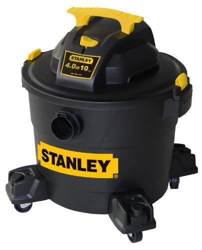 Stanley 10 gallon black 4.0-peak horsepower wet dry vacuum for sale