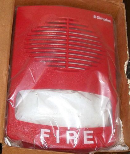 NEW SIMPLEX  4903-9358  RED 110CD  S/V ASSY   FIRE ALARM STROBE NON-ADDRESSABLE