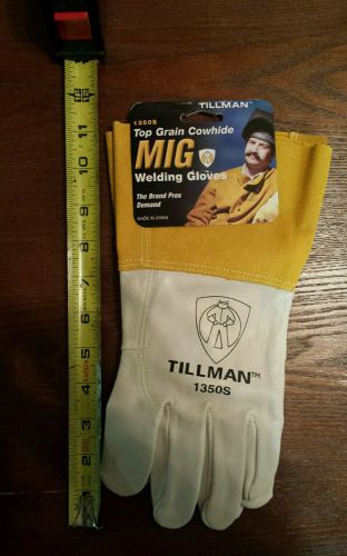 Tillman 1350s top grain cowhide mig welding gloves small for sale