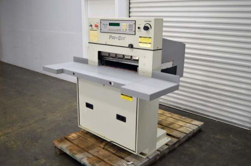 1999 pro cut 235 (23.5&#034;) programmable hydraulic paper cutter for sale