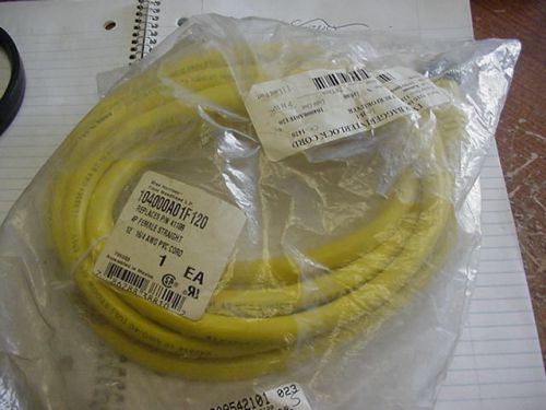 BRAD HARRISON 104000A01F120 Cordset, 4 Pin, Receptacle, Female NEW FACTORY SEAL