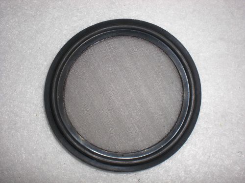 Viton sanitary tri-clamp screen gasket, black -2&#034; w/ 150 mesh (316l stainless) for sale