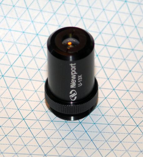 Newport UV Microscope Objective Model U-13x, 250-450UV + VIS + IR, 13x/0.13/Inf