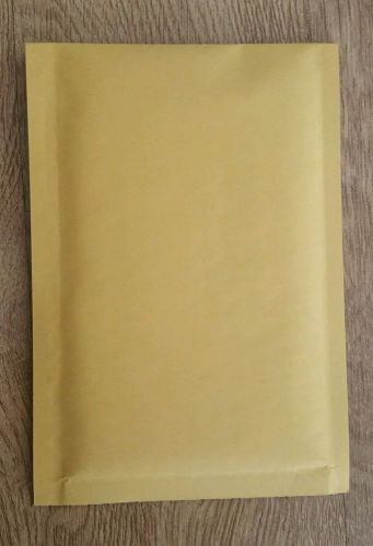 (25 pieces) #000 kraft premium padded bubble mailers 4x8 self sealing eco-lite for sale