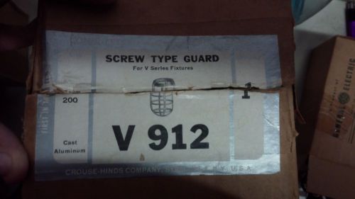 CROUSE HINDS V912 NEW IN BOX SCREW TYPE GUARD SEE PICS #A29