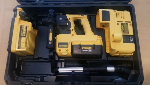 DEWALT DC233KLDH 36VOLT ROTARY HAMMER DRILL KIT WITH HEPA DUST EXTRACTION USED
