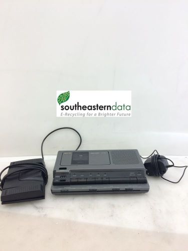 Sanyo Transcriber TRC-8030 Memo-Scriber w/ Adapter + Pedal - Dictation Machine