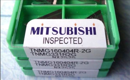 NEW  MITSUBISHI TNMG160404R-2G NX2525 TNMG331R2G Carbide Inserts 10PCS/Box