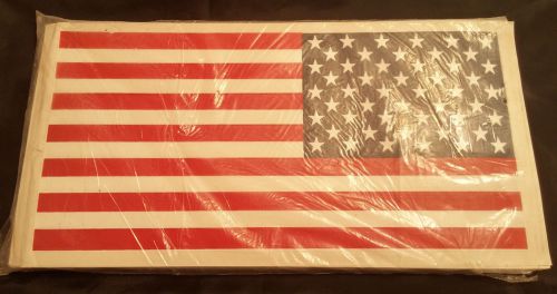 Approx. 92 USA Flag American Flag Large 11.5x5.5 in.  Iron OnTransfers