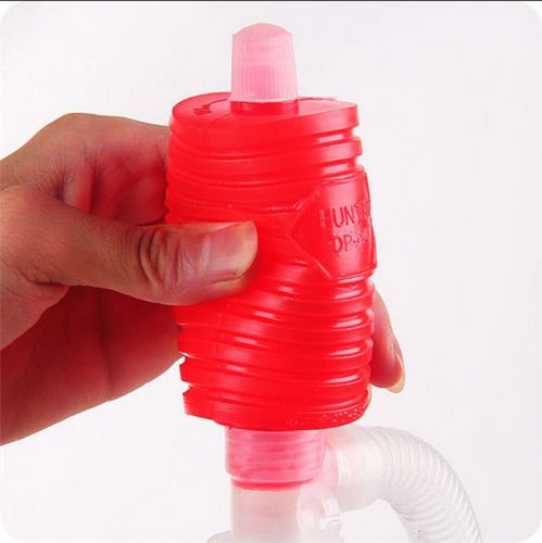 Portable manual car siphon hose gas oil liquid transfer hand pump  suction pipe for sale