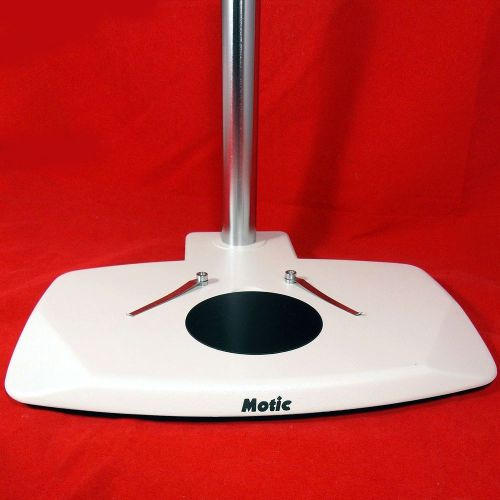 MOTIC Stereo Microscope Stand with Reversible Stage Plate and Clips