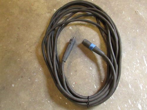 49&#039; 2/0 AWG USED WELDING CABLE  male / female ends