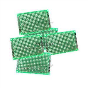 10pcs 4x6 cm double side prototype pcb tinned universal bread board 4 x 6 fr4