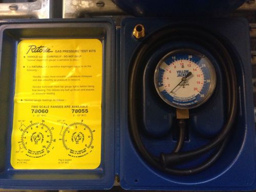 (NEVER USED) RITCHIE GAS PRESSURE TEST KIT, RANGE IS 0 to 35 INWC Model 78060