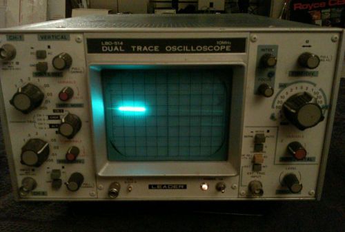Leader lbo-514 dual trace oscilloscope