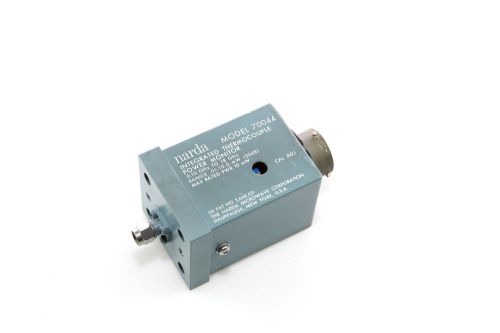 Narda 70044 integrated thermocouple power monitor 0.10 ghz-18 ghz.01-10.0 mw 30 for sale