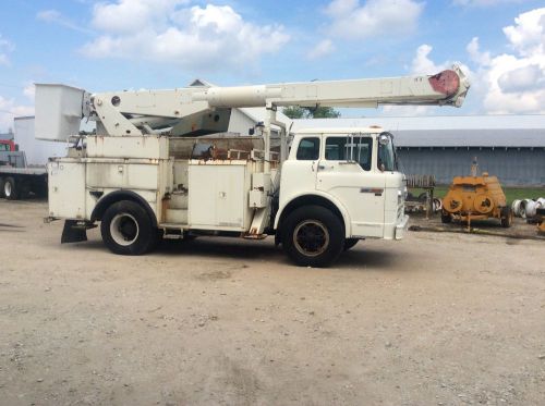 1990 ford cabover bucket truck altec boom 55&#039;