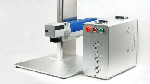 New 10w mopa industrial fiber laser marking/ engraving system/ 5-100nsec pulse for sale